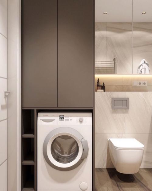 Ванная комната в тёплых тонах. 03