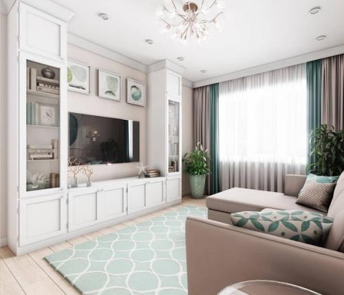 Доброе утро!  Какая гостиная вам нравится больше 1 или 2? 05