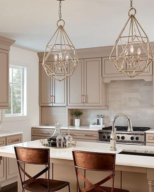 Бежевый цвет - идеальный вариант для кухни. 02