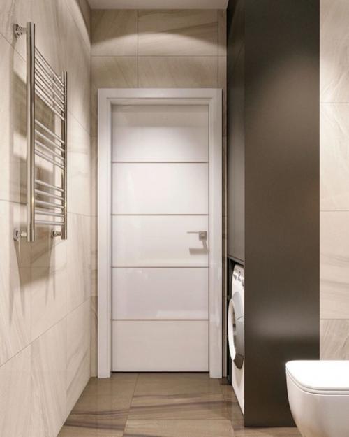 Ванная комната в тёплых тонах. 01