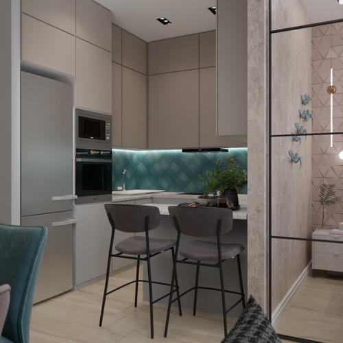 Студия площадью 30 м 2. 02