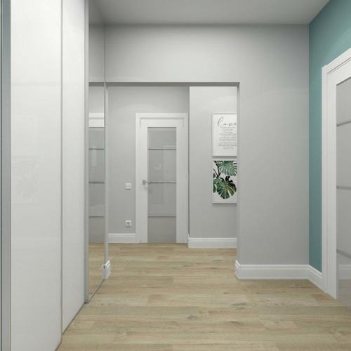 Кухня - гостиная и прихожая из одного проекта. 07