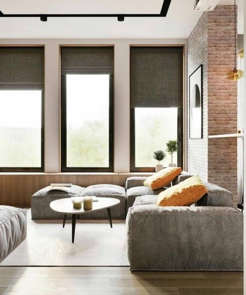 Дизайн гостиной в современном стиле! 01