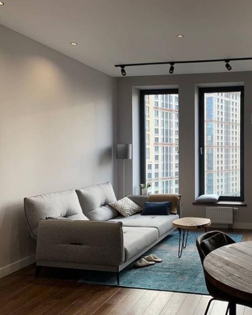 Реализованный проект квартиры площадью 53 м 2. как вам? 06