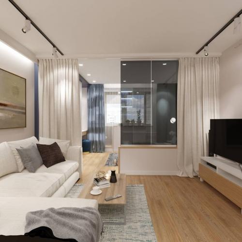 Однушка в панельном доме площадью 43 м 2. 05