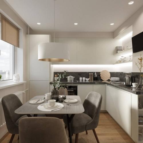 Однушка в панельном доме площадью 43 м 2. 01