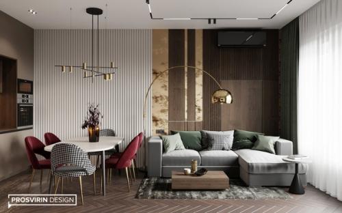 Дизайн квартиры в Москве, 44 кв. 02