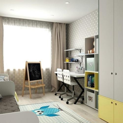 Детские комнаты для двоих детей. 09