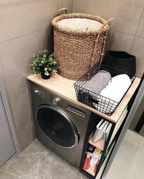 Где у вас стоит стиральная машина: в ванной комнате? 01