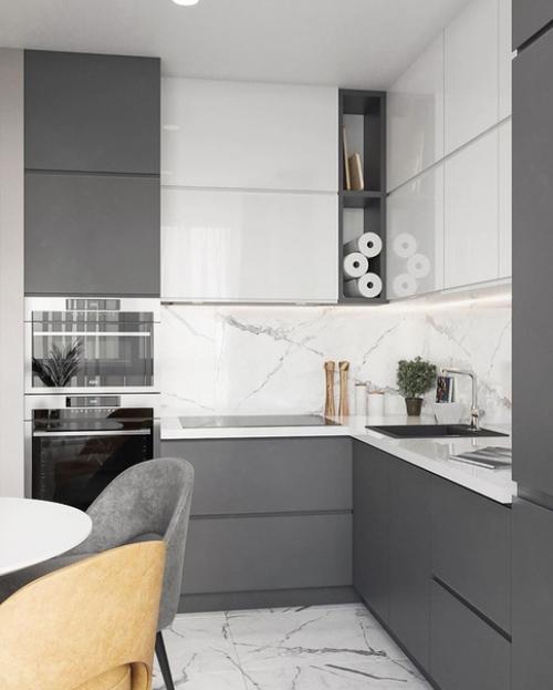 Очень уютный дизайн - проект кухни. 01