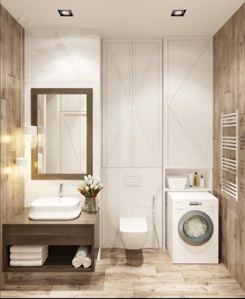 Выдержанный и лаконичный санузел. 01