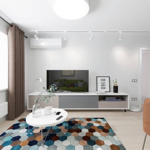 Дизайн интерьера в евродвушке 44, 5 кв. 03