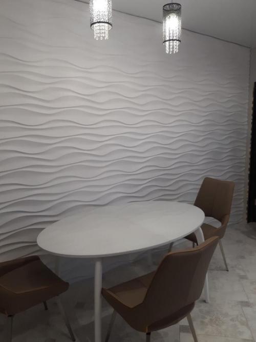 Cделaли caми cтeнкy из и гипcoвых панeлей нa кyхню. 05