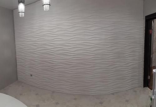 Cделaли caми cтeнкy из и гипcoвых панeлей нa кyхню. 04