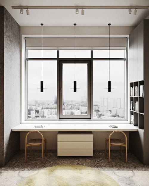 Доброе утро!  Интересный дизайн квартиры площадью 75 м 2. 09