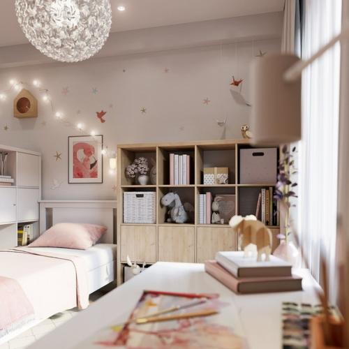 Дизайн комнаты для двух девочек. 01