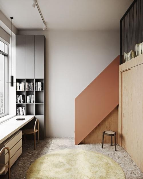 Доброе утро!  Интересный дизайн квартиры площадью 75 м 2. 07