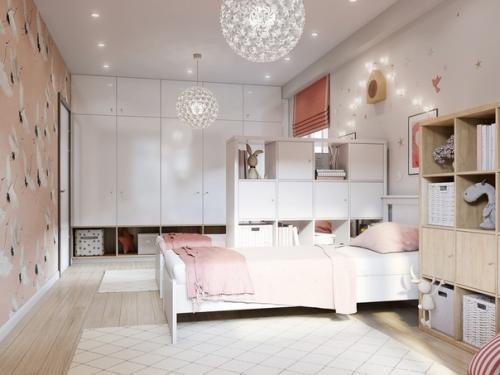 Дизайн комнаты для двух девочек. 07