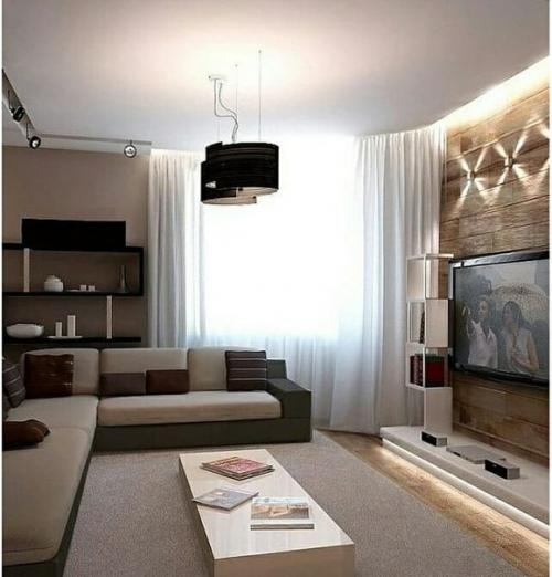 Какая гостиная на ваш взгляд лучше? 07