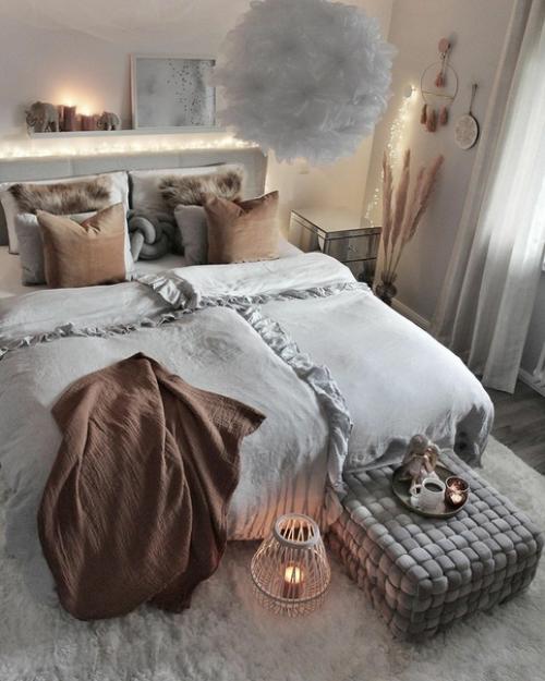 Дизайн спальни в нескольких вариантах. 04