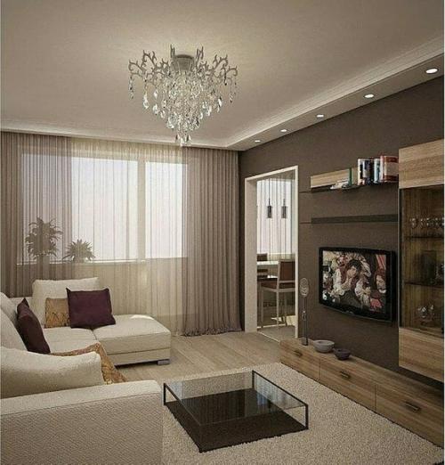 Какая гостиная на ваш взгляд лучше? 08