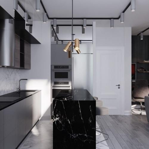 Дизайн - проект трехкомнатной квартиры. 02