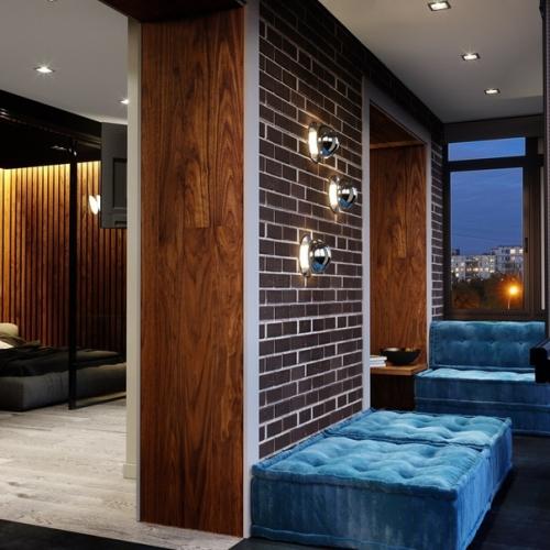 Стильная квартира для мужчины (46 кв. 06