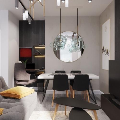 Дизайн - проект трехкомнатной квартиры. 01