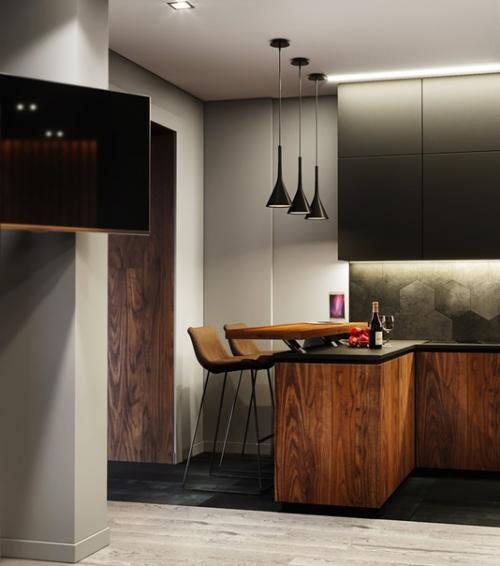 Стильная квартира для мужчины (46 кв. 02