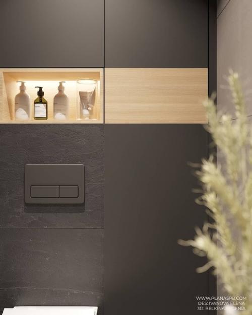 Сочетание теплого дерева и холодного камня - одно из выигрышных сочетаний в интерьере. 06