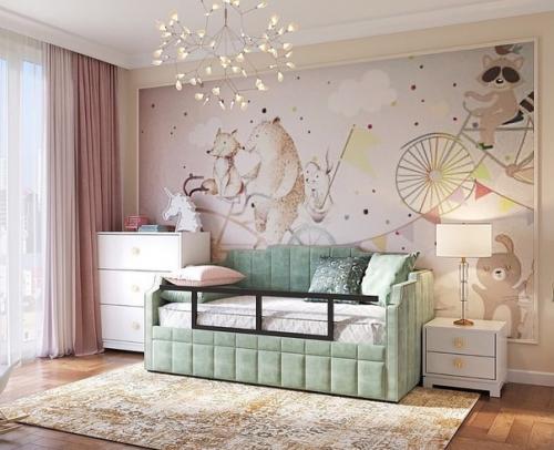 Два варианта оформления одной детской. 01