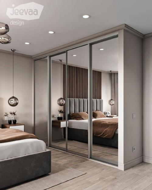 Спальня и кухня - гостиная из одного проекта. 02