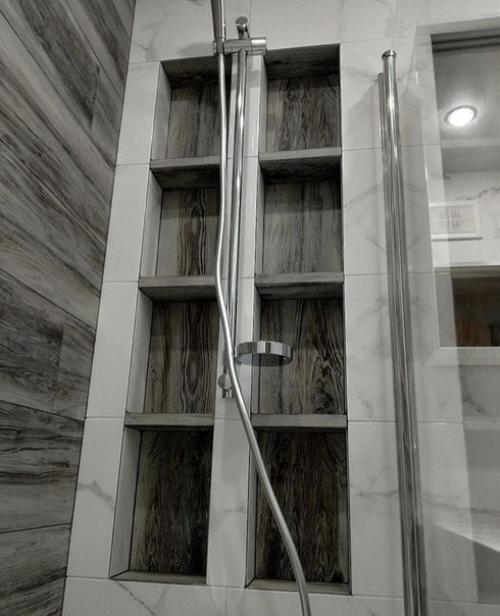 Ниша в душевой кабине своими руками. 05