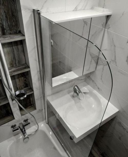 Ниша в душевой кабине своими руками. 03