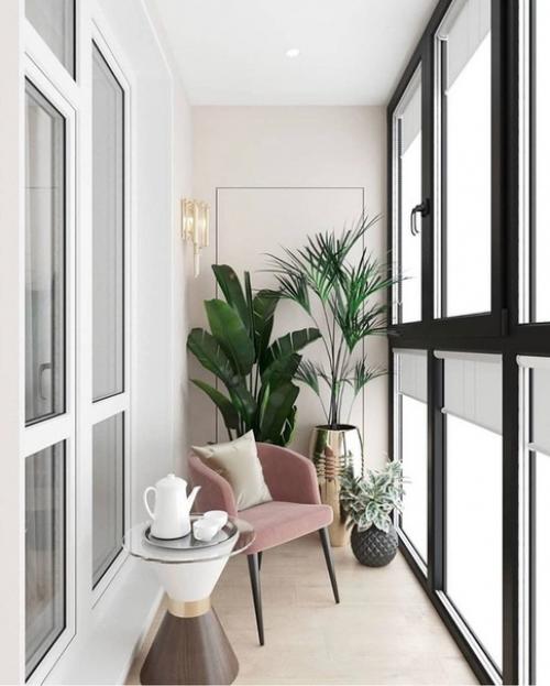 Вдохновляемся на оформление балкона. 08