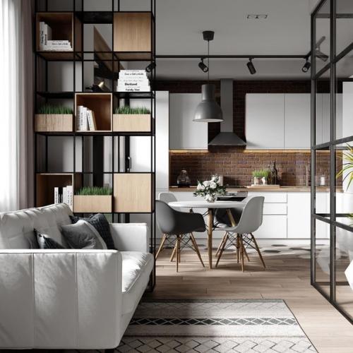 Однокомнатная квартира площадью 44 м 2. 04