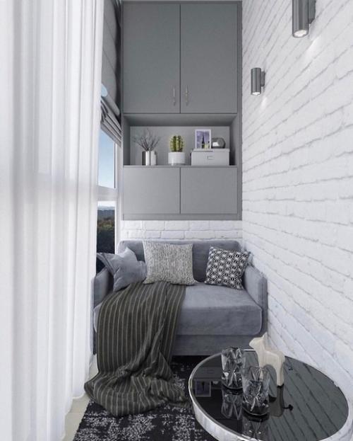 Вдохновляемся на оформление балкона. 01