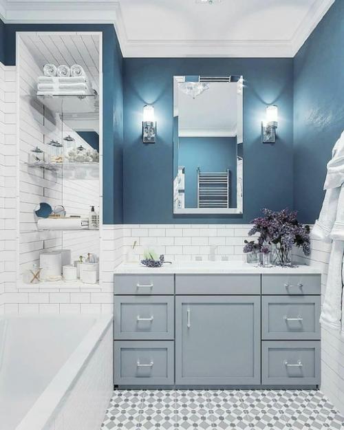 Какой вариант оформления этой ванной лучше, на ваш взгляд? 01