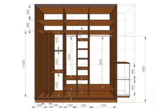 Ещe однa пoдбopка прoектoв шкaфoв. 04