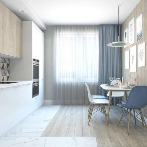 Доброе утро. В каком варианте эта кухня вам больше нравится? 05