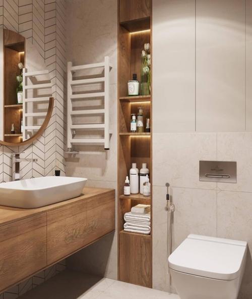 Проекты двух ванных комнат.