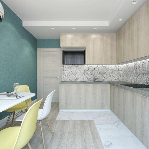 Доброе утро. В каком варианте эта кухня вам больше нравится? 02