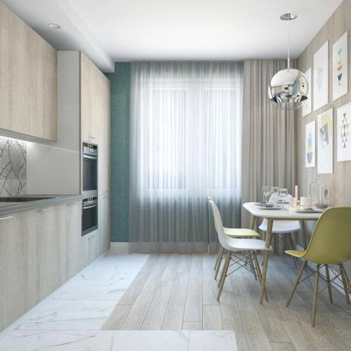 Доброе утро. В каком варианте эта кухня вам больше нравится? 01