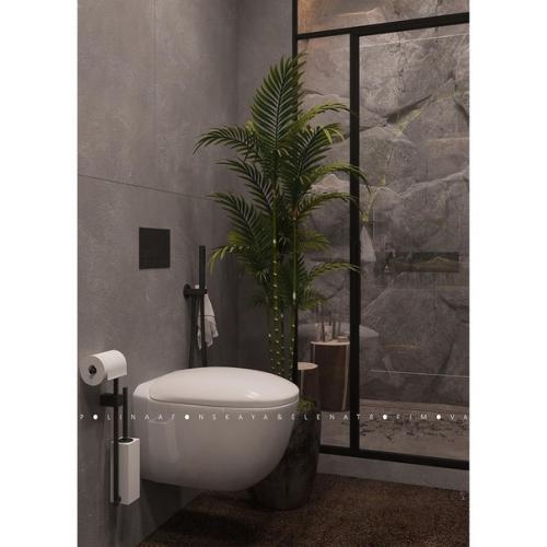 Необычный дизайн - проект гостевого санузла. 04