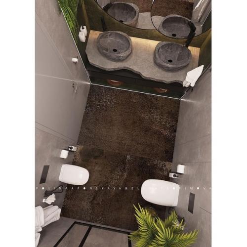 Необычный дизайн - проект гостевого санузла. 06