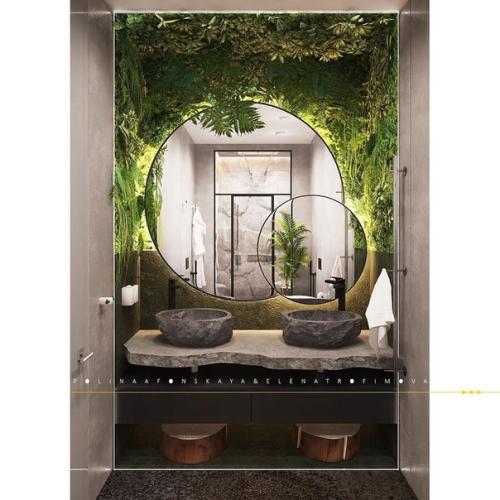 Необычный дизайн - проект гостевого санузла.