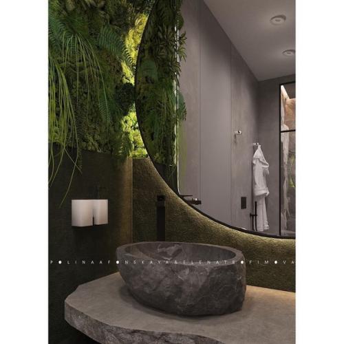 Необычный дизайн - проект гостевого санузла. 02