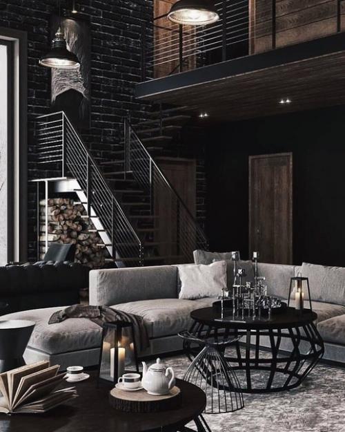 Черный цвет в интерьере - табу или тренд?