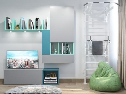 Интерьер квартиры площадью 77, 6 кв. 08