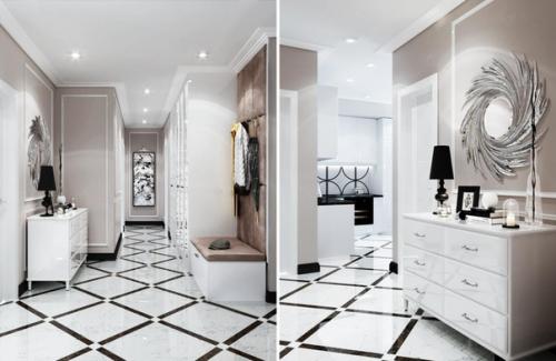 Интерьер квартиры площадью 77, 6 кв. 09